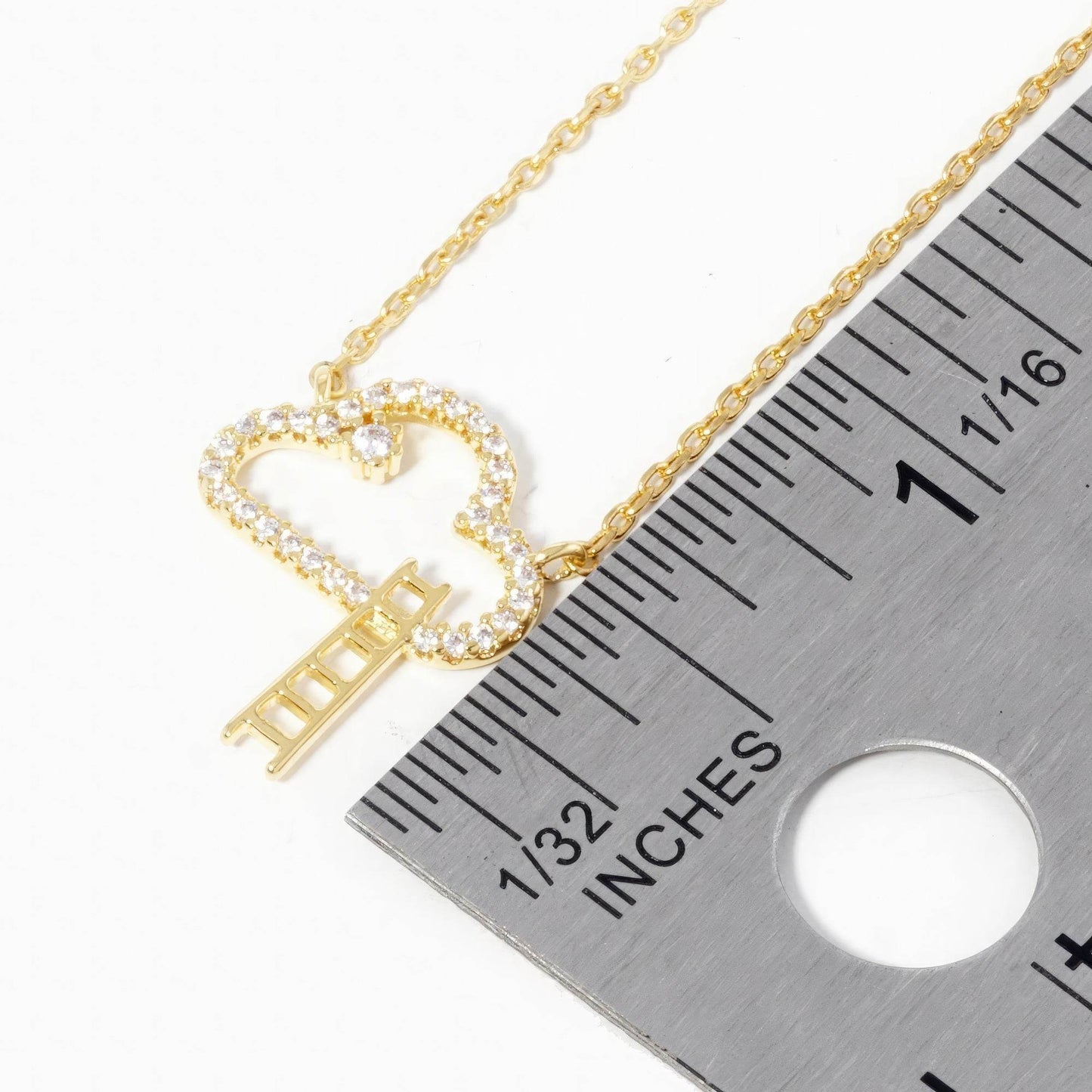 Gold Dipped Cloud Pendant Necklace - Lola Diva's Boutique