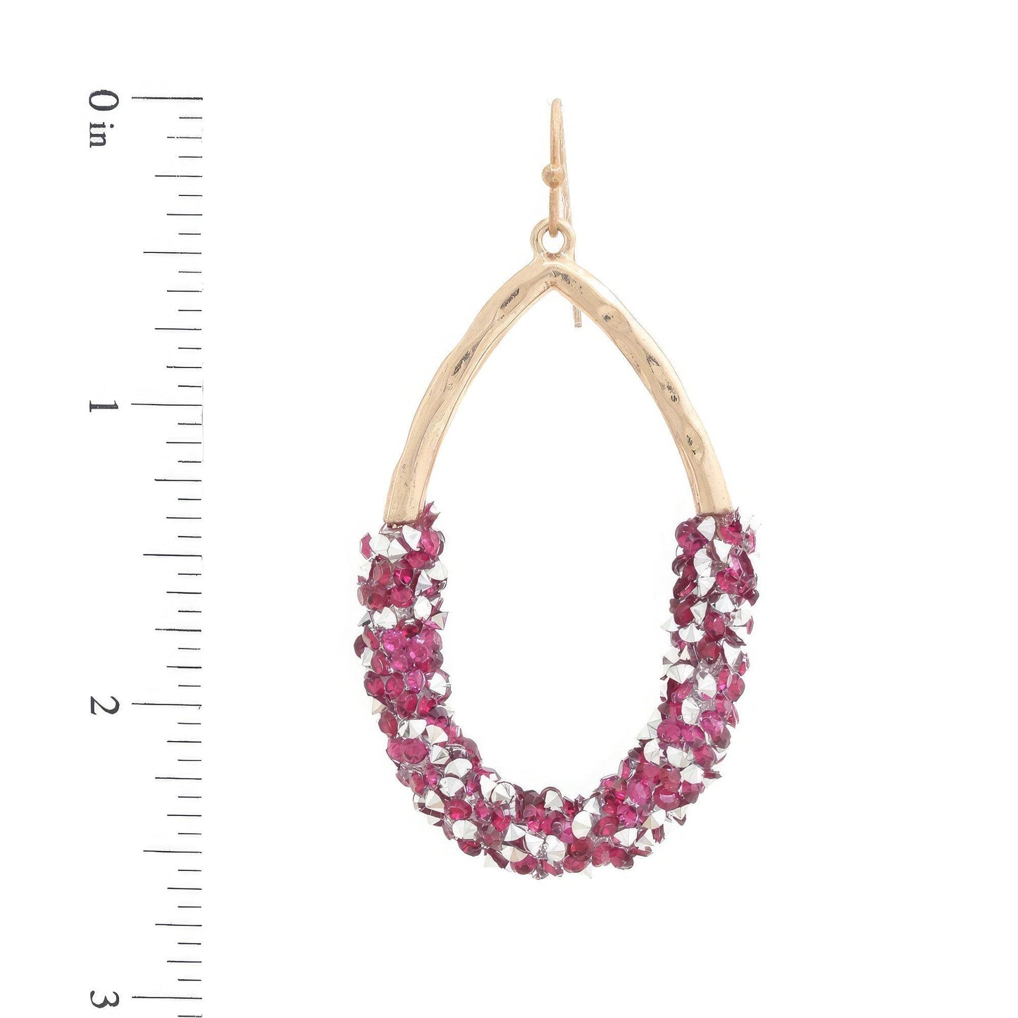 Beaded Teardrop Dangle Earring - Lola Diva's Boutique