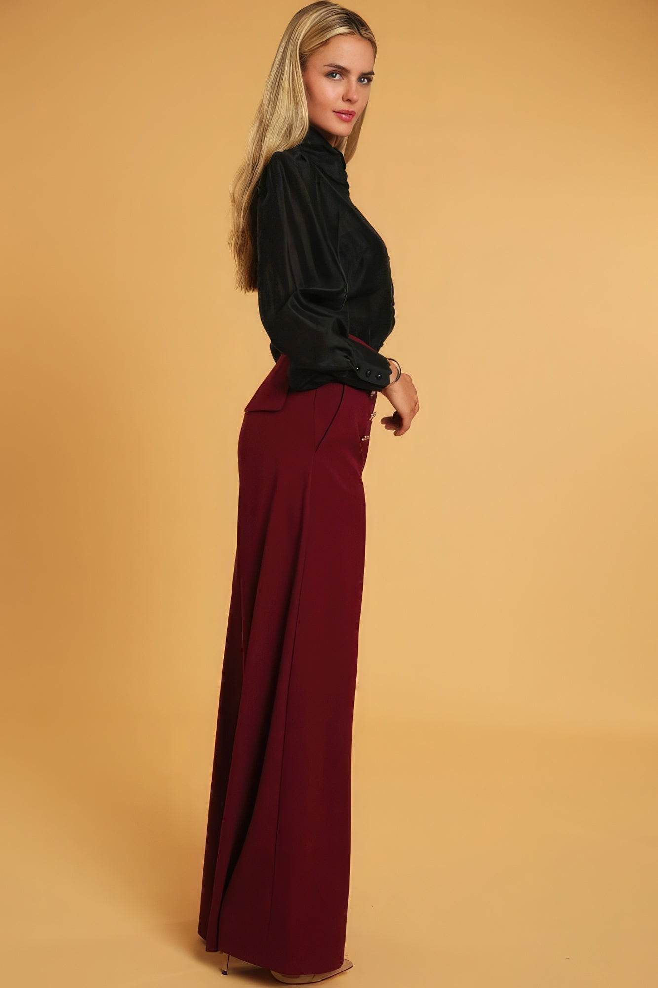 High Waisted Dressy Pants - Lola Diva's Boutique