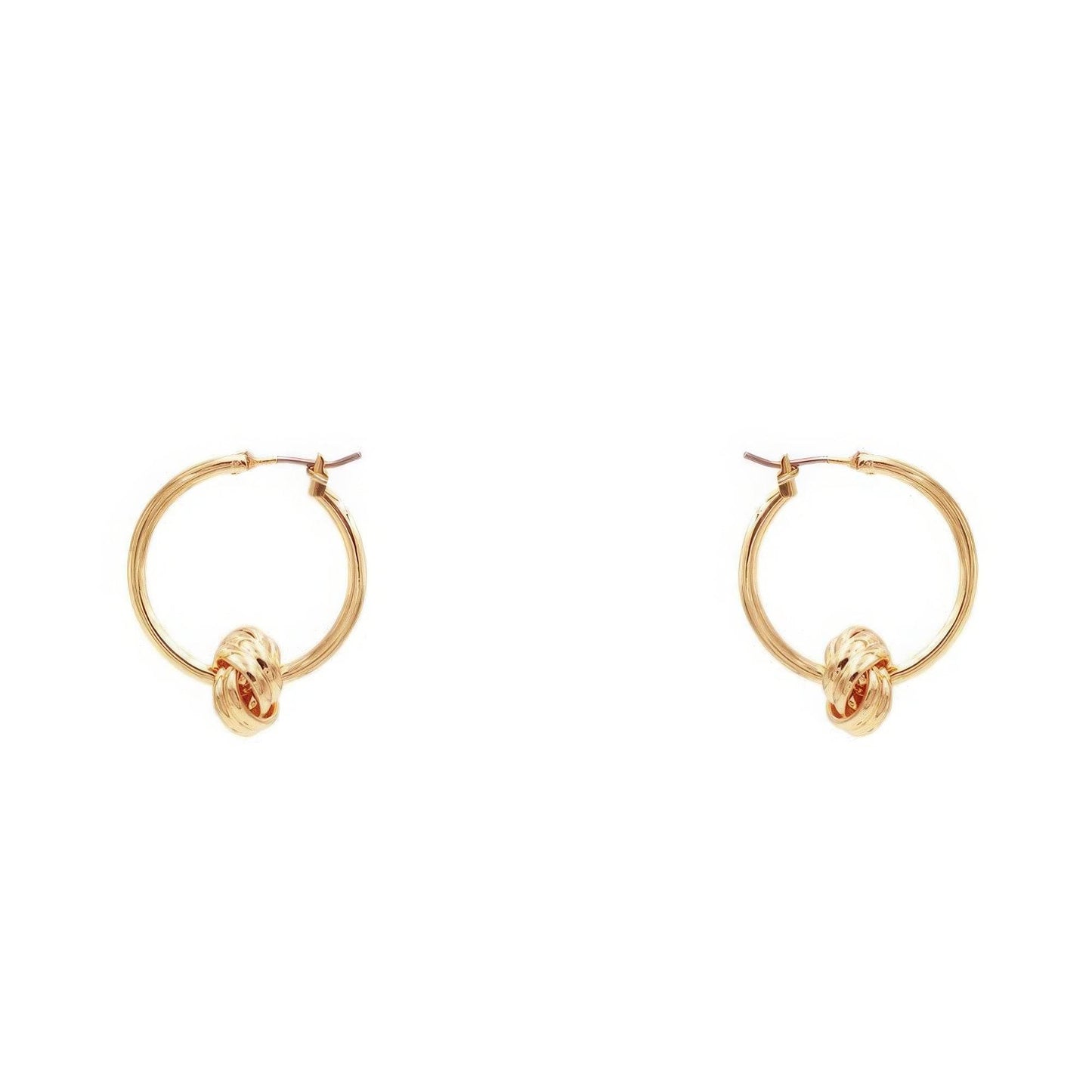 Knot Hoop Earring - Lola Diva's Boutique