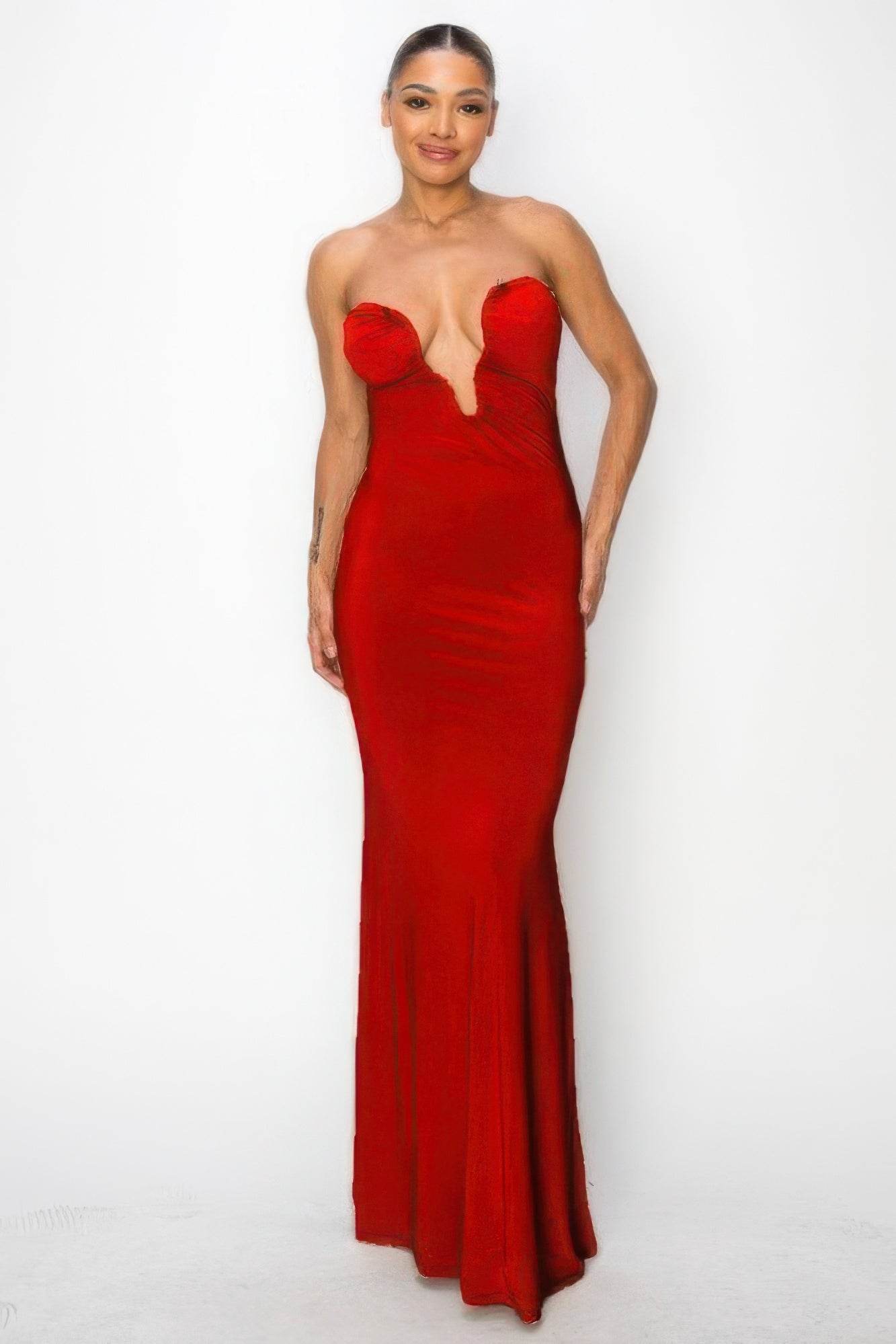Glitter Ity Tube Maxi Dress - Lola Diva's Boutique