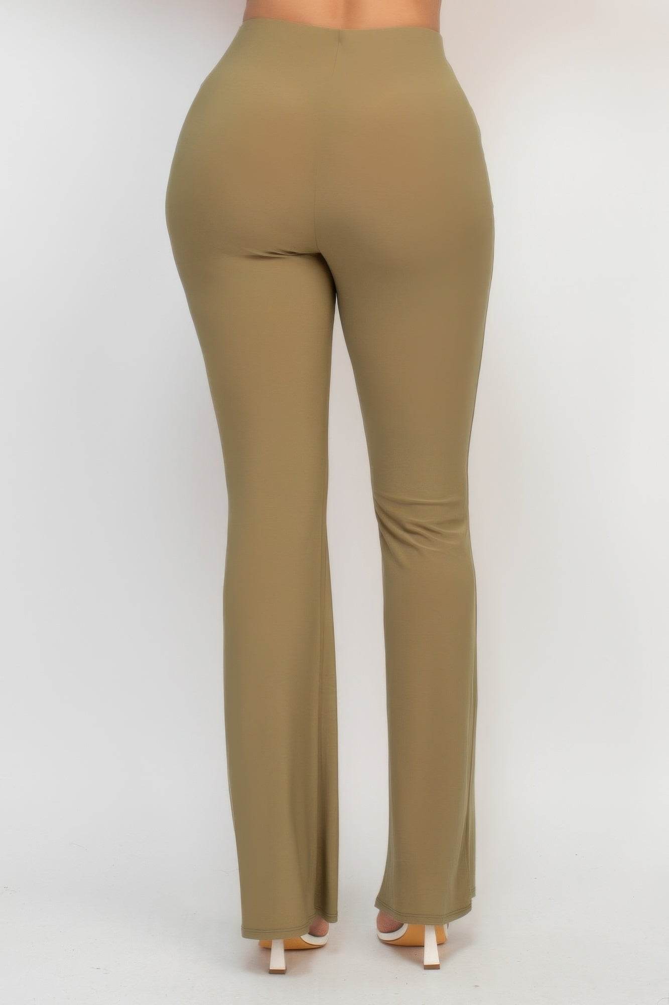 Fit And Flare Elastic Casual Pants - Lola Diva's Boutique