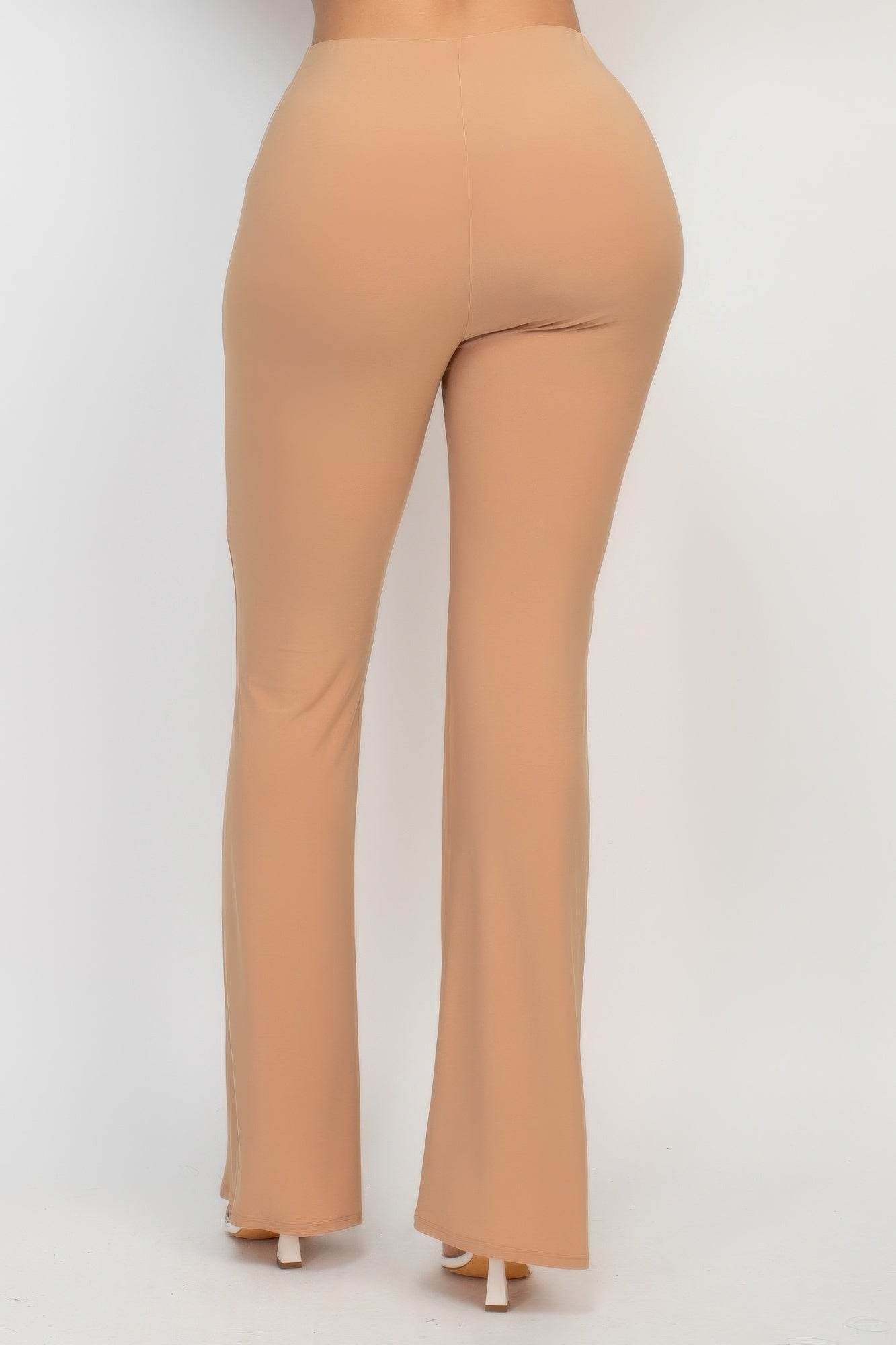 Fit And Flare Elastic Casual Pants - Lola Diva's Boutique