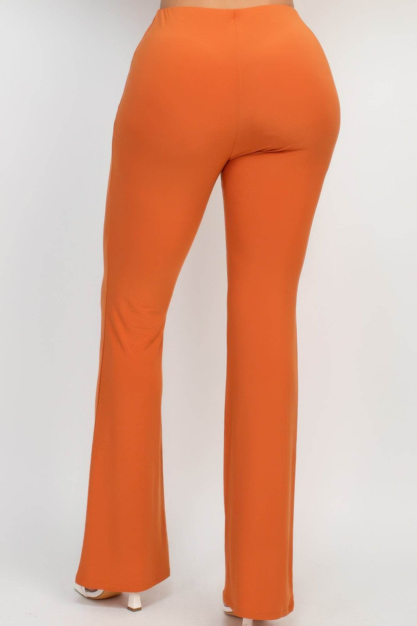 Fit And Flare Elastic Casual Pants - Lola Diva's Boutique