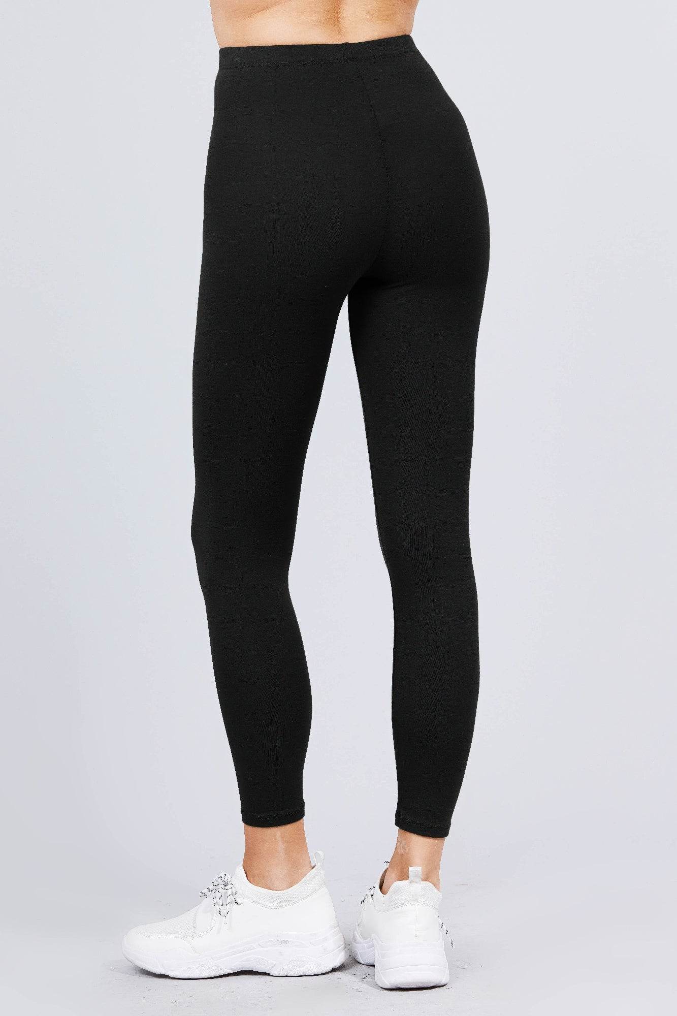 Cotton Spandex Leggings - Lola Diva's Boutique