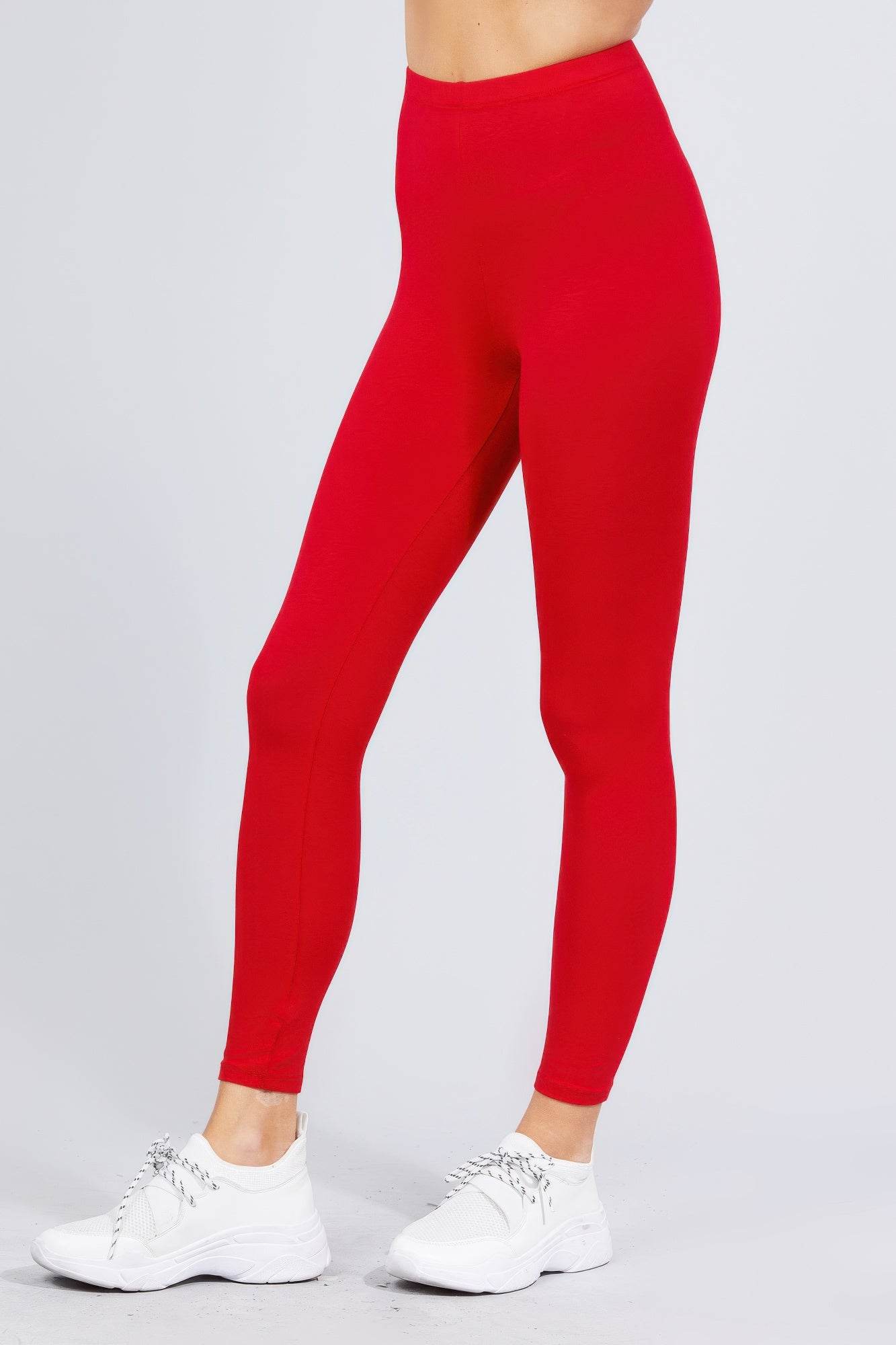 Cotton Spandex Leggings - Lola Diva's Boutique