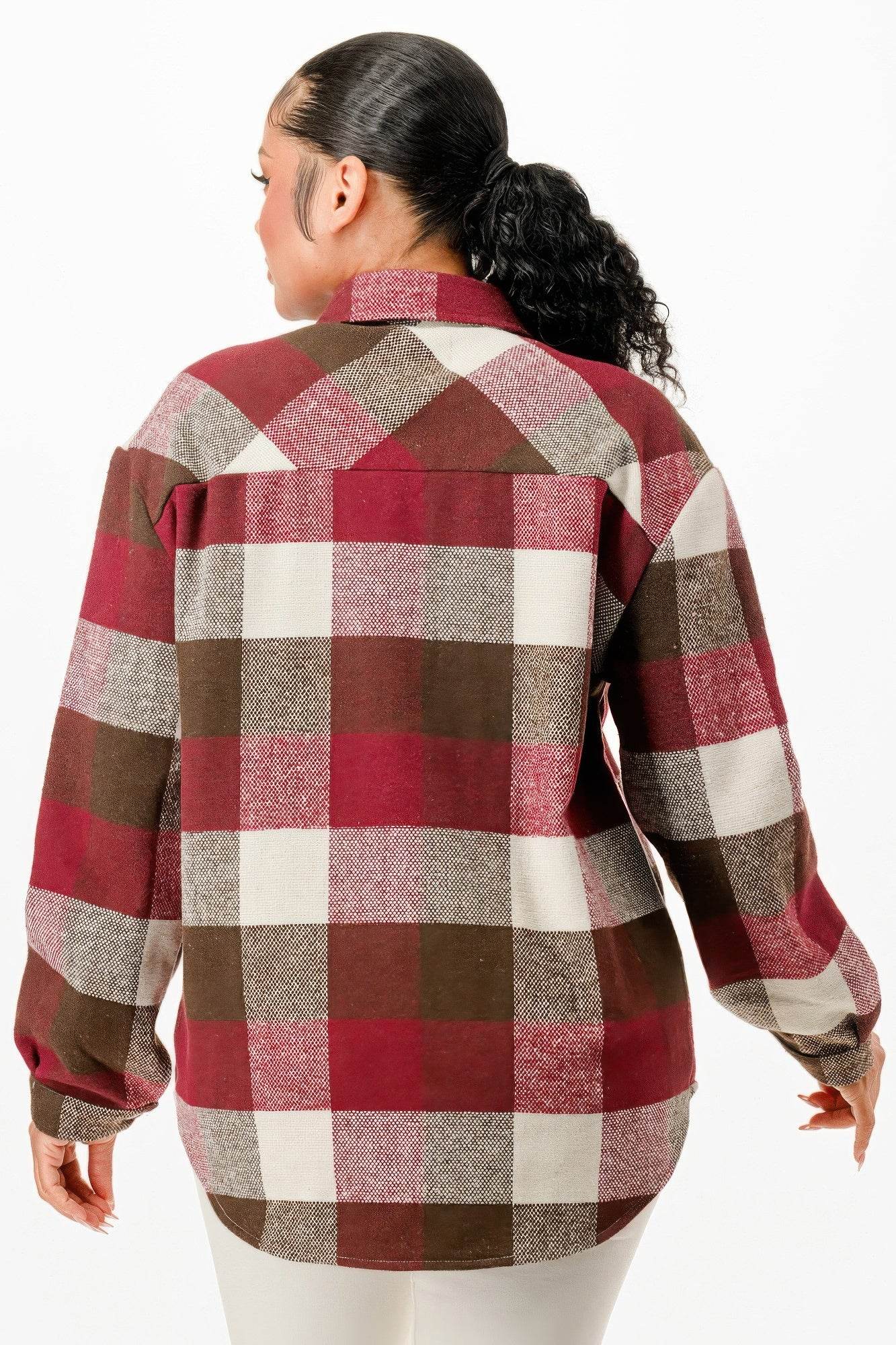 Flannel Jacket - Lola Diva's Boutique