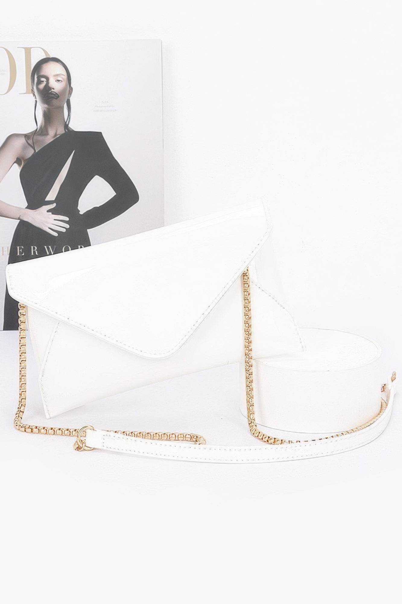 Enamel Envelope Clutch - Lola Diva's Boutique