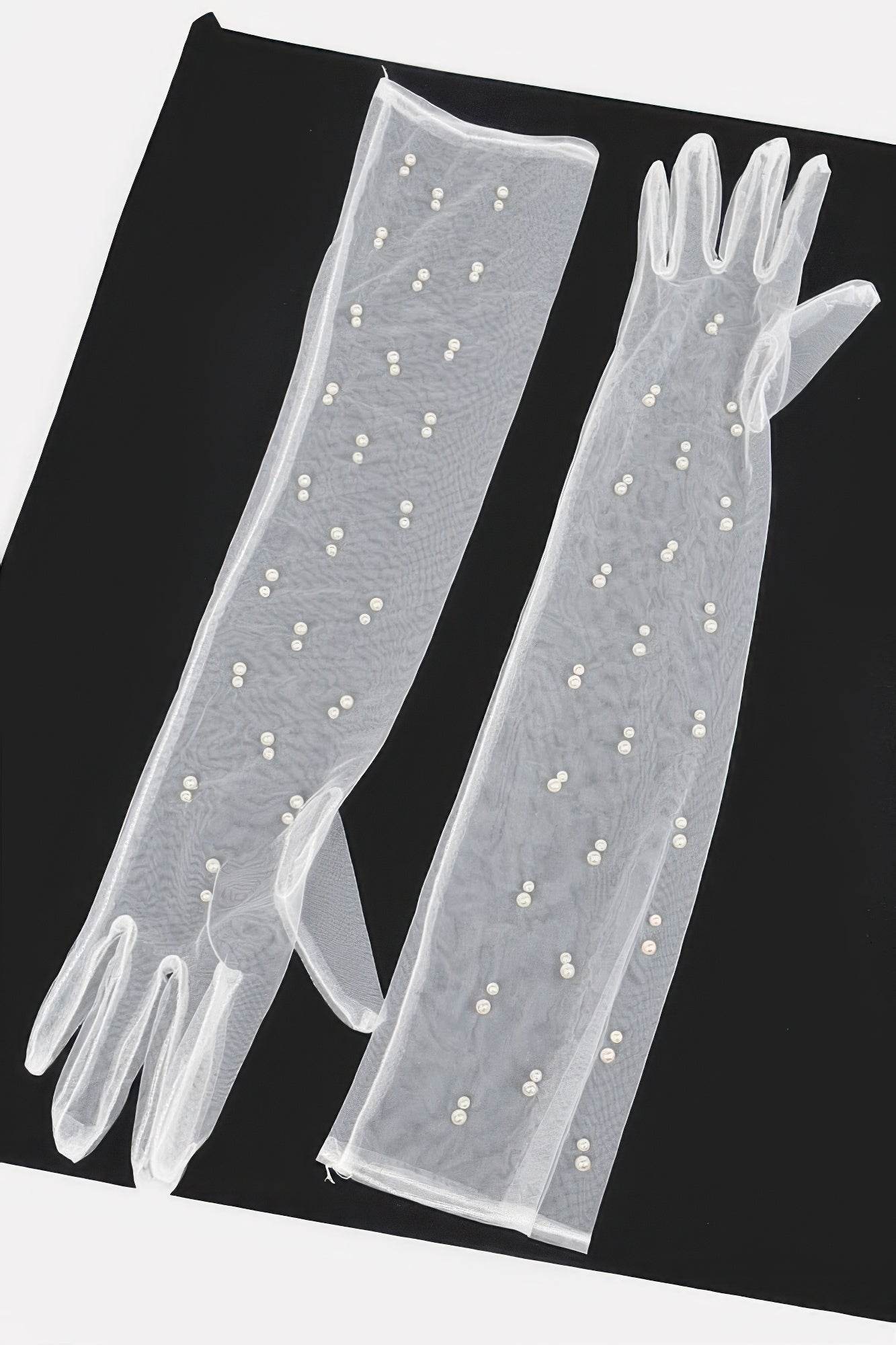 Mesh Long Gloves - Lola Diva's Boutique