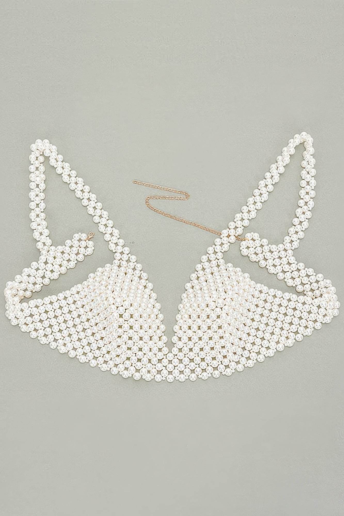 Faux Pearl Bra Top - Lola Diva's Boutique