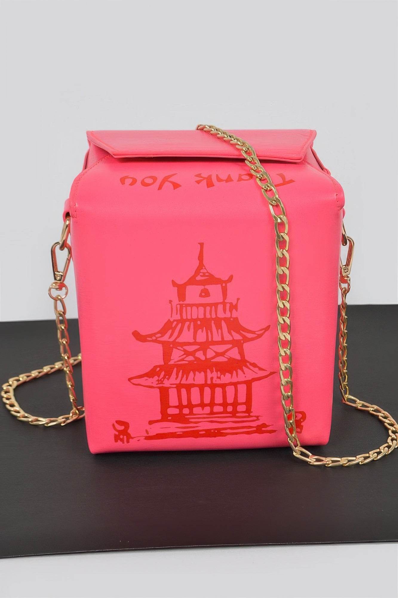 Chinese To Go Box Clutch. - Lola Diva's Boutique
