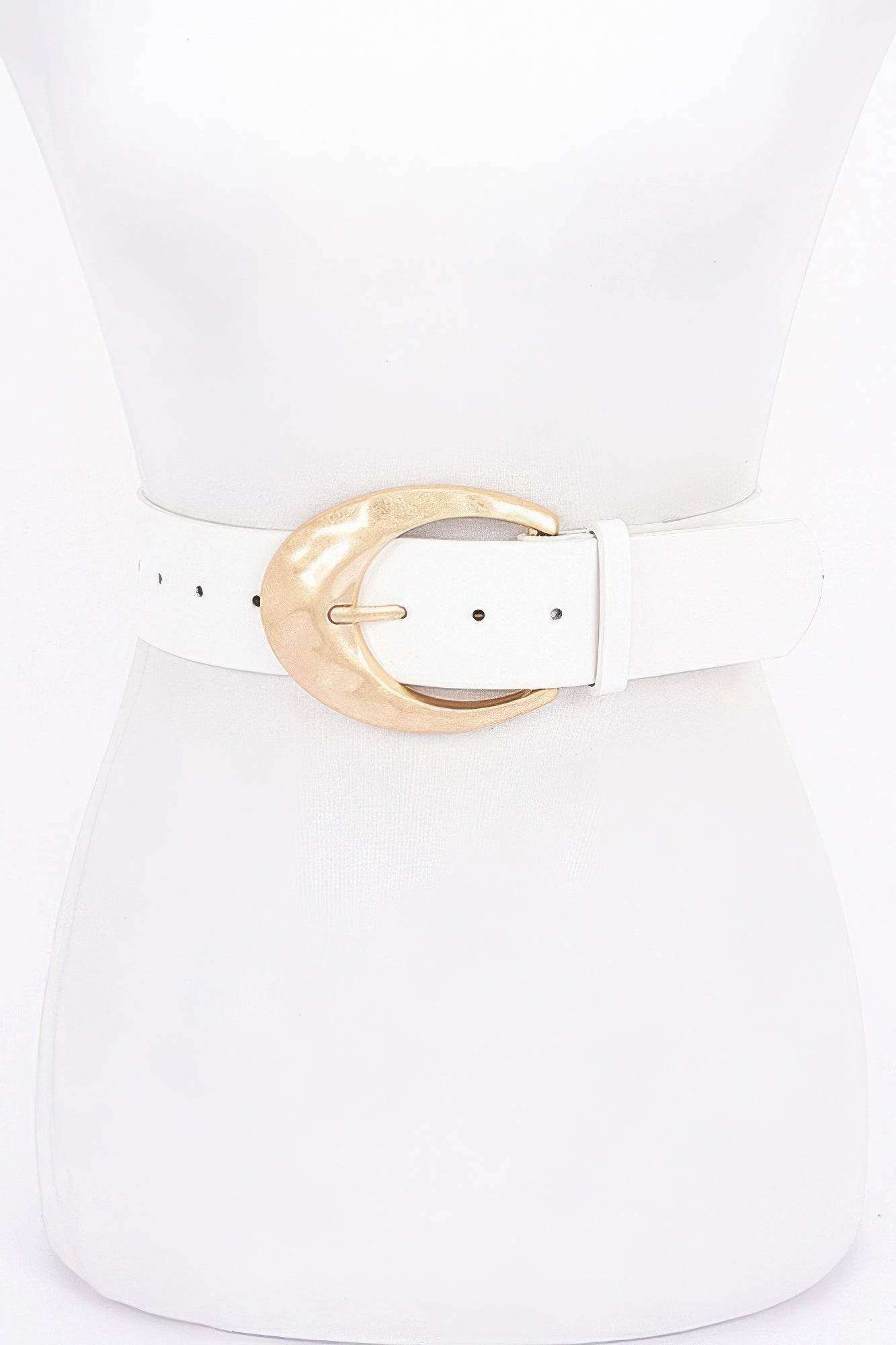 Metal Buckle Pu Belt - Lola Diva's Boutique
