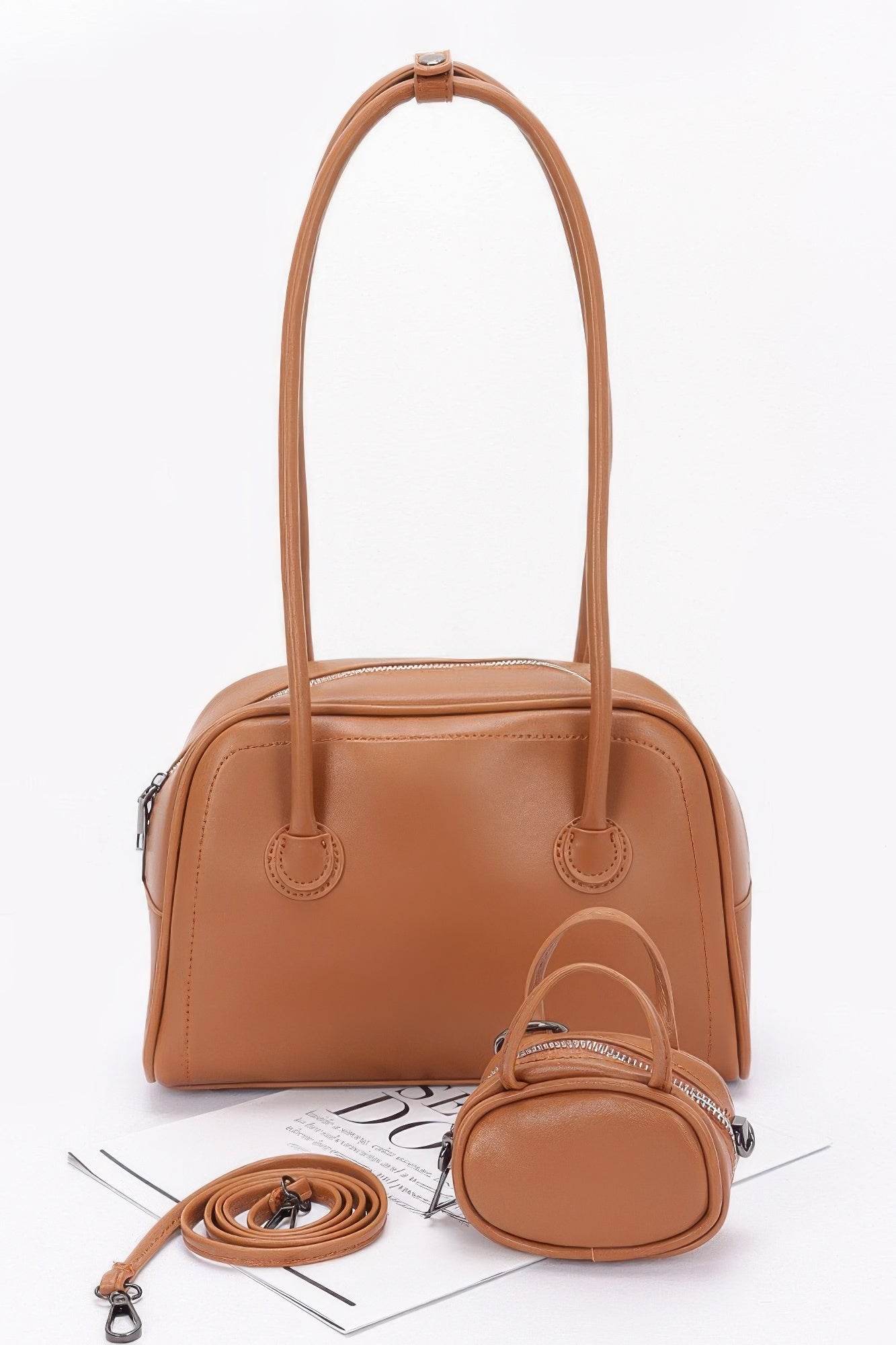Faux Leather Sport Bag - Lola Diva's Boutique