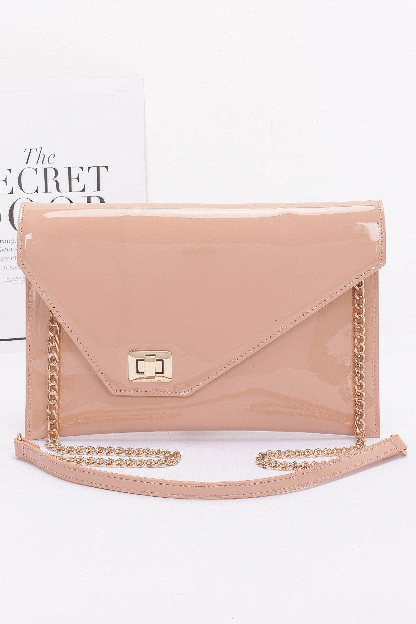 Enamel Envelope Clutch - Lola Diva's Boutique