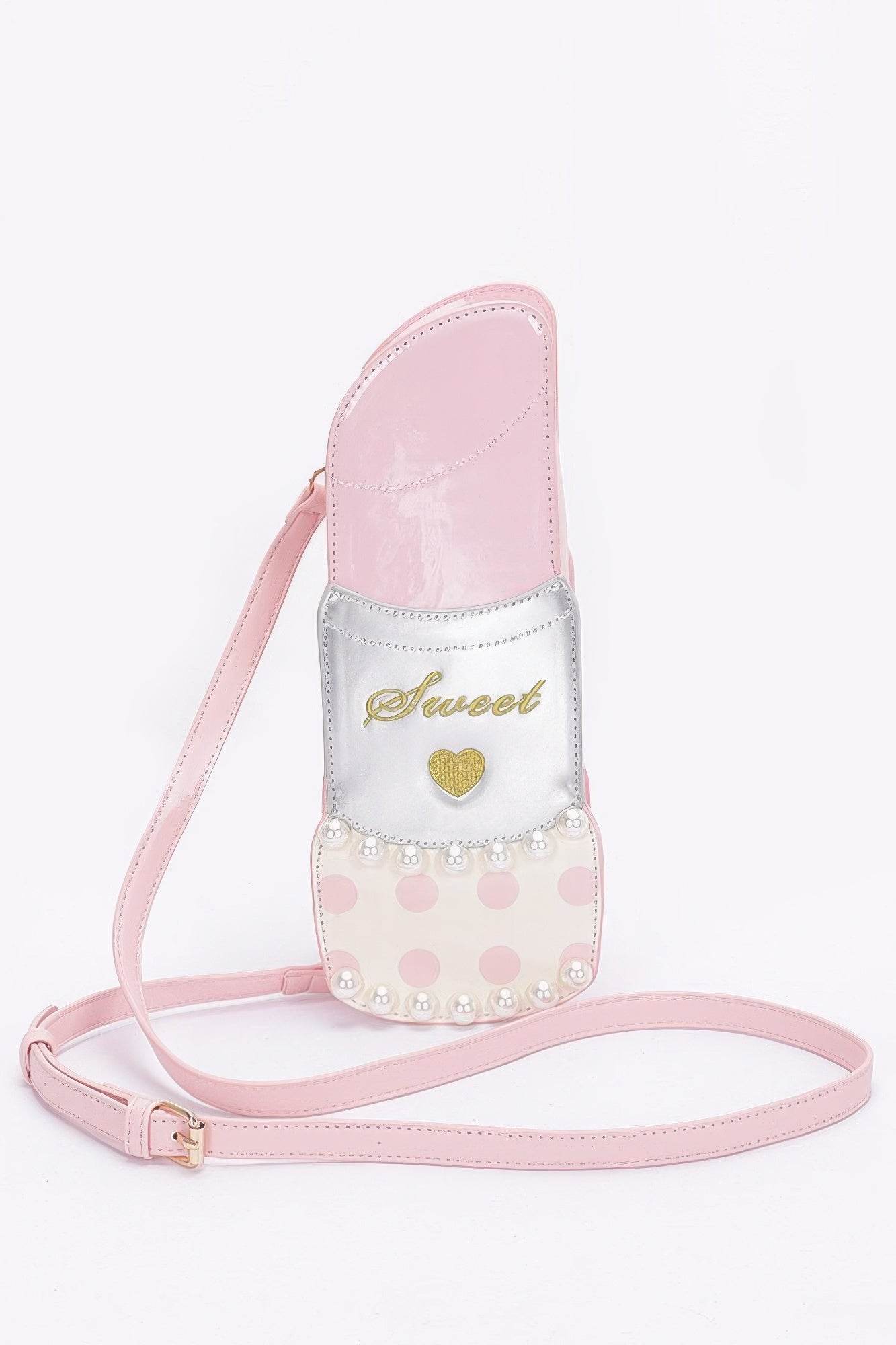 Faux Leather Lipstick Novelty Bag - Lola Diva's Boutique