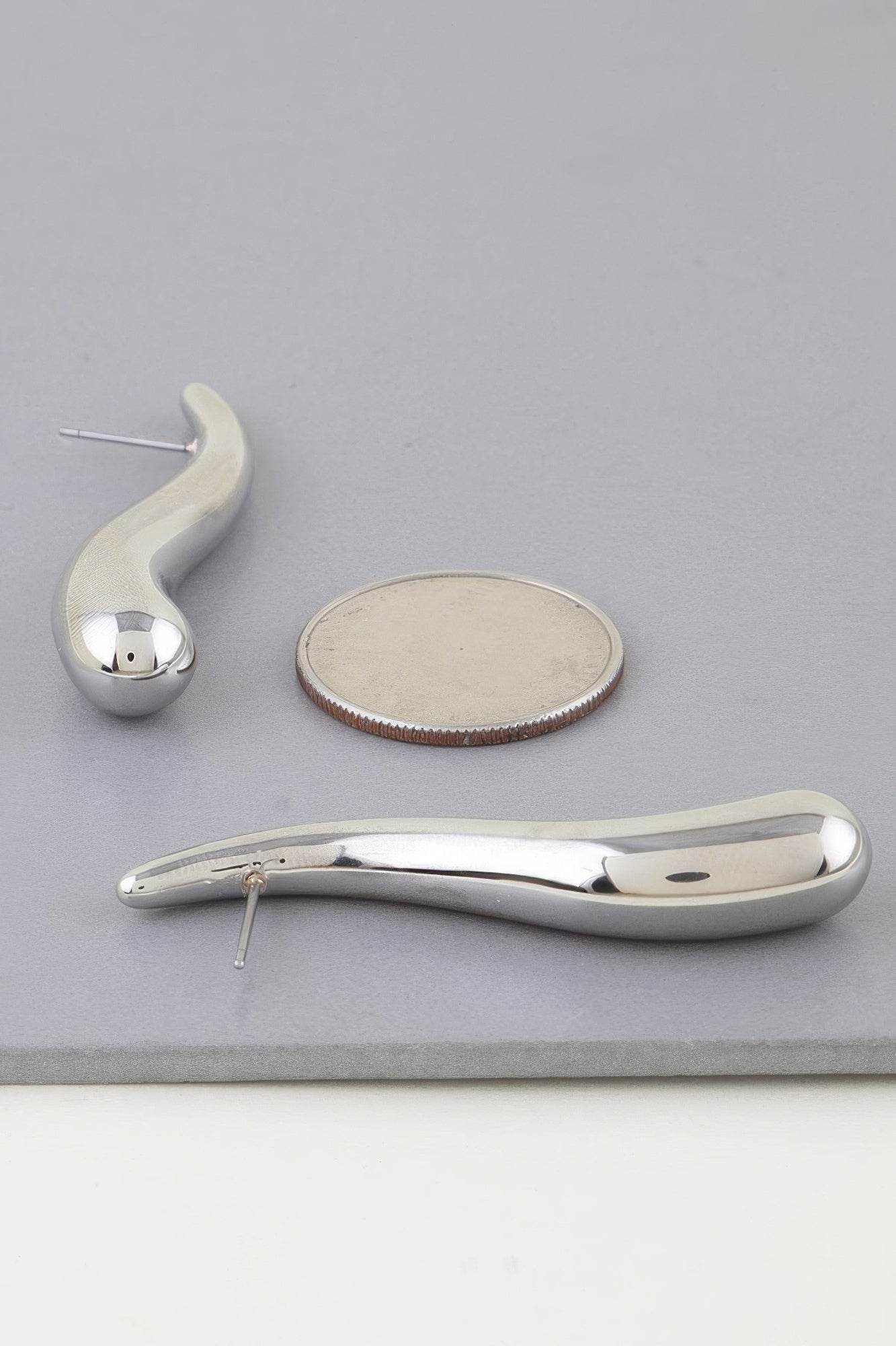 Abstract Wave Teardrop Earrings - Lola Diva's Boutique