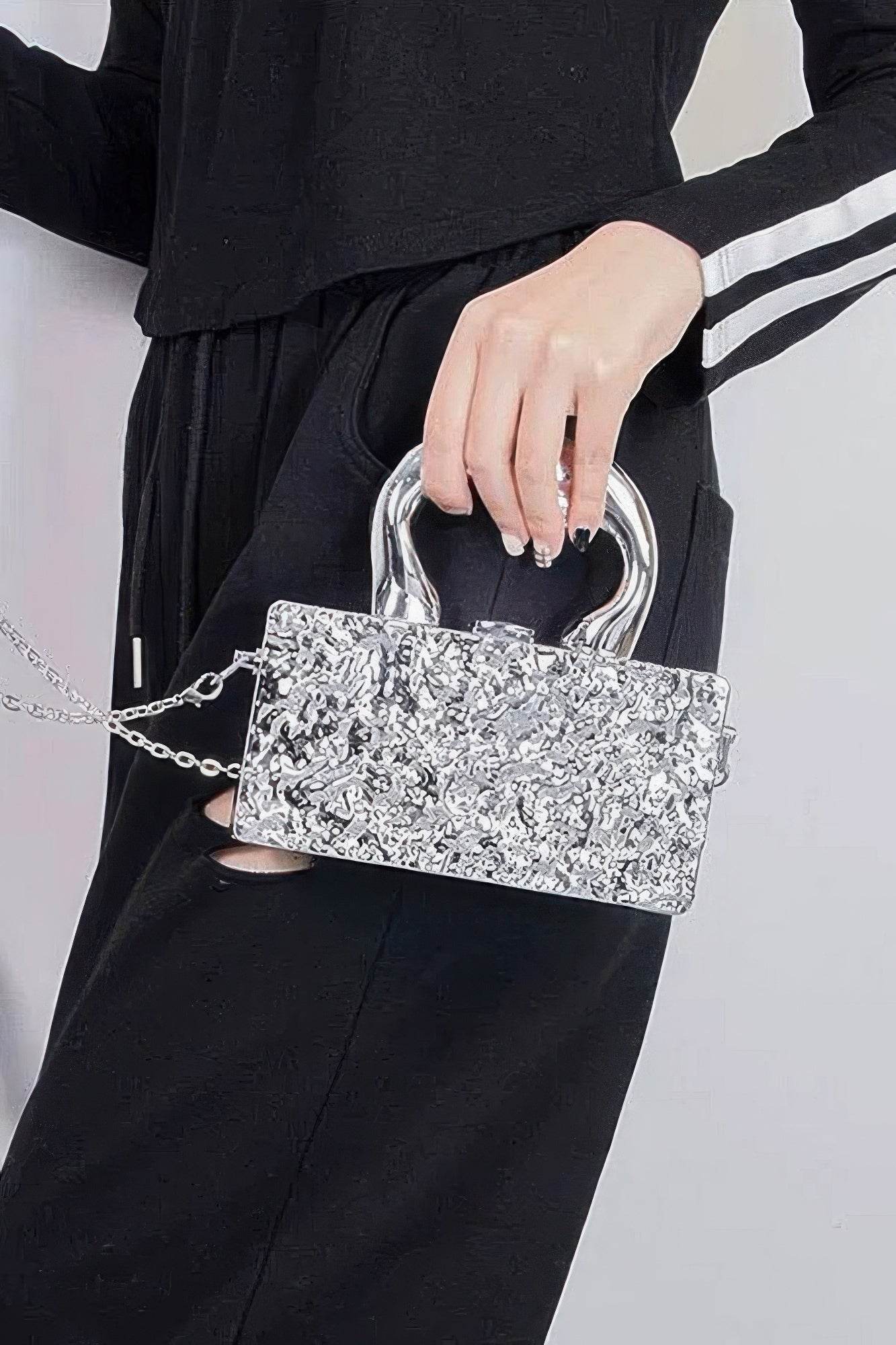 Metallic Acrylic Bag - Lola Diva's Boutique
