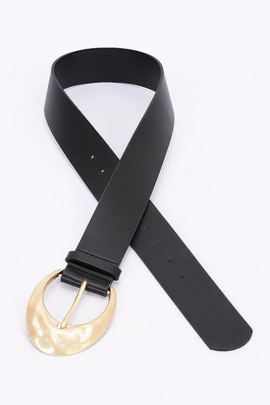 Metal Buckle Pu Belt - Lola Diva's Boutique