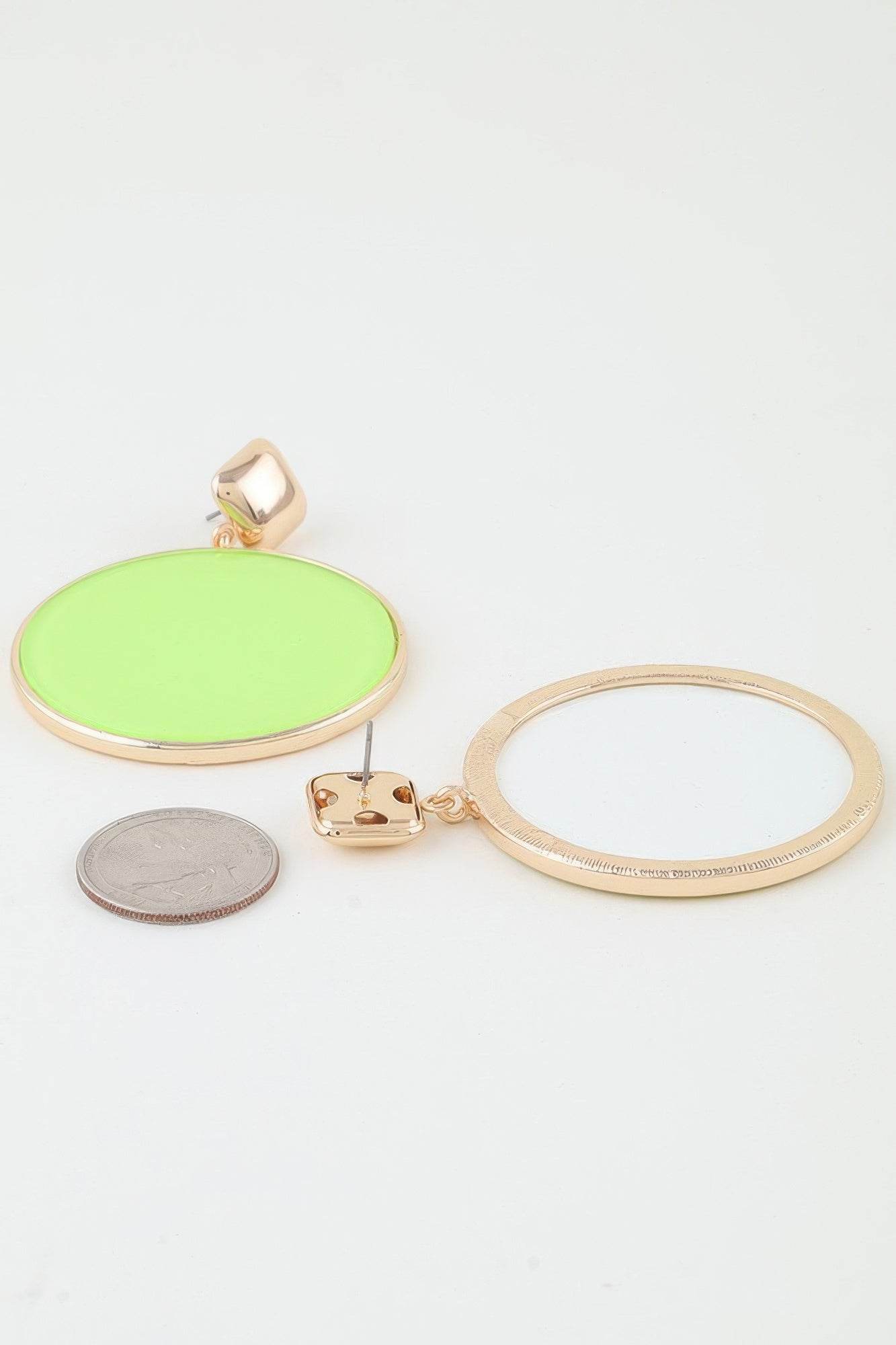 Bright Playful Circle Drop Earrings - Lola Diva's Boutique